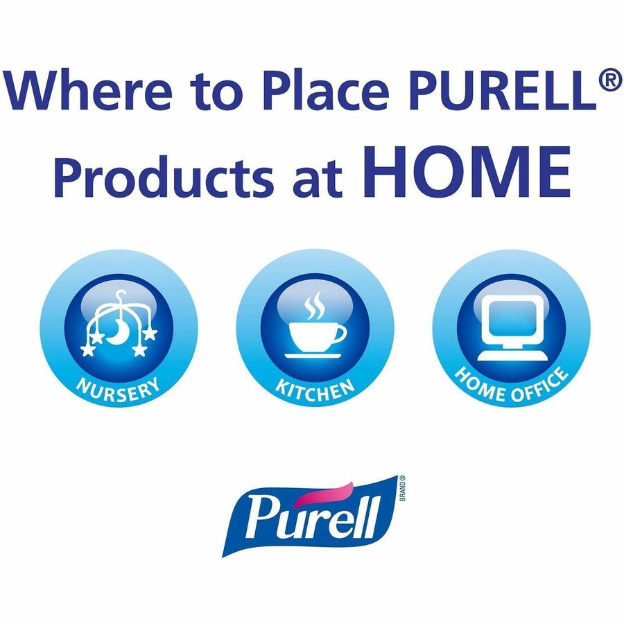PURELL Advanced Hand Sanitizer Gel, Clean Scent, 4 fl oz, Flip Top Bottle Dispenser (GOJ965124)