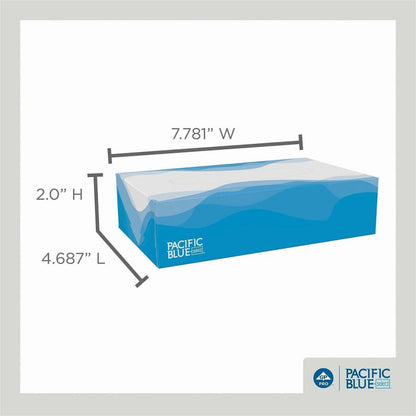 Pacific Blue Select Facial Tissue Flat Box, 2 Ply, 100/Box (GPC48100)