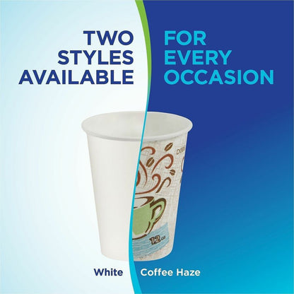 Dixie PerfecTouch 16 oz Insulated Paper Hot Coffee Cups, Coffee Haze, 25/Pack (DXE5356DXPK)