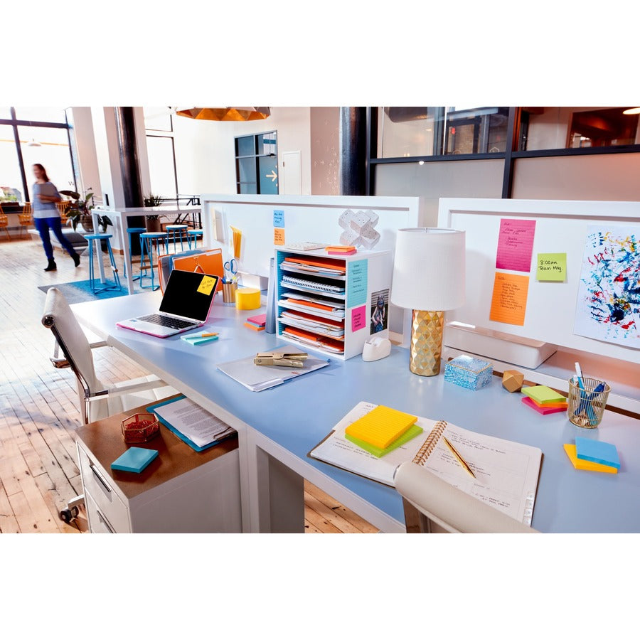 Post-it Super Sticky Note Pads, 135, 3" x 3", 45 Sheets per Pad (MMM3321SSAU)