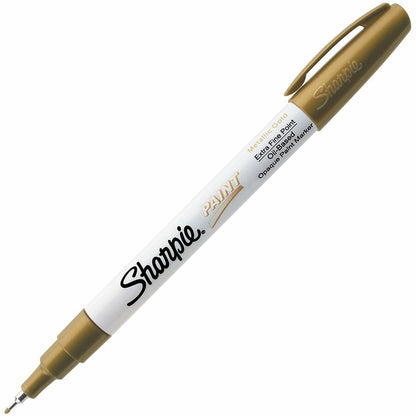 Sharpie Extra Fine Oil-Based Paint Markers, Gold Ink, Oil Based (SAN35532)