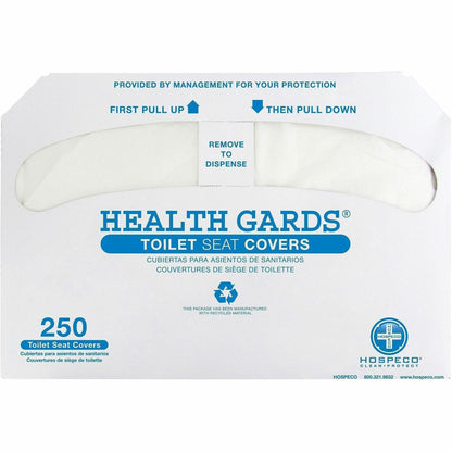 Hospeco Toilet Seat Cover, Half-fold, 4/Carton (HOSHG1000)
