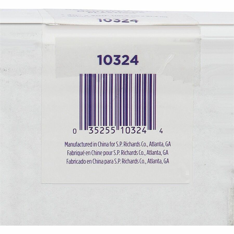 Genuine Joe Banquet-Size Plastic Tablecover, 300 ft Length x 40" Width, Plastic, White (GJO10324)