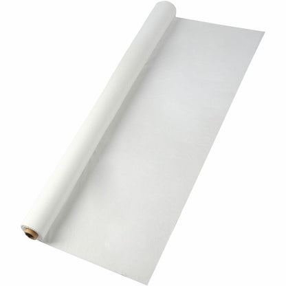 Genuine Joe Banquet-Size Plastic Tablecover, 300 ft Length x 40" Width, Plastic, White (GJO10324)