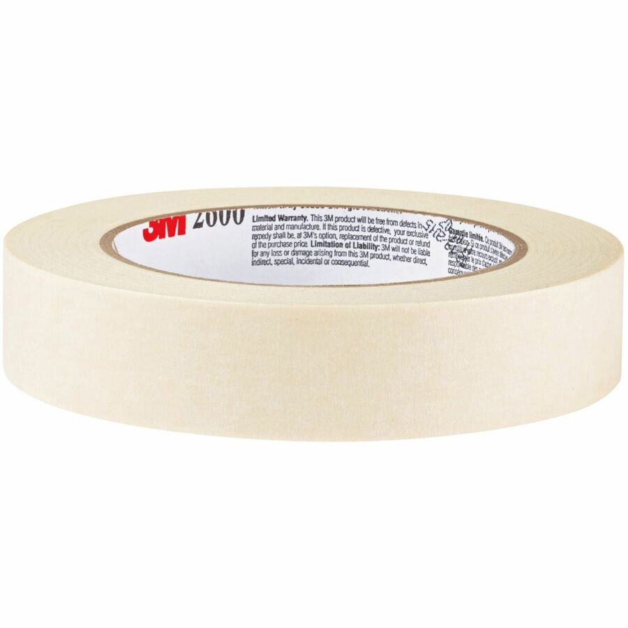 Highland Economy Masking Tape, 60 yd Length x 0.71" x 4.4 mil Thickness, 3" Core, 12/Pack (MMM260018APK)