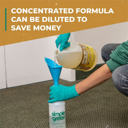Simple Green Clean Building Carpet Cleaner Concentrate, 128 fl oz (4 quart) (SMP11201EA)