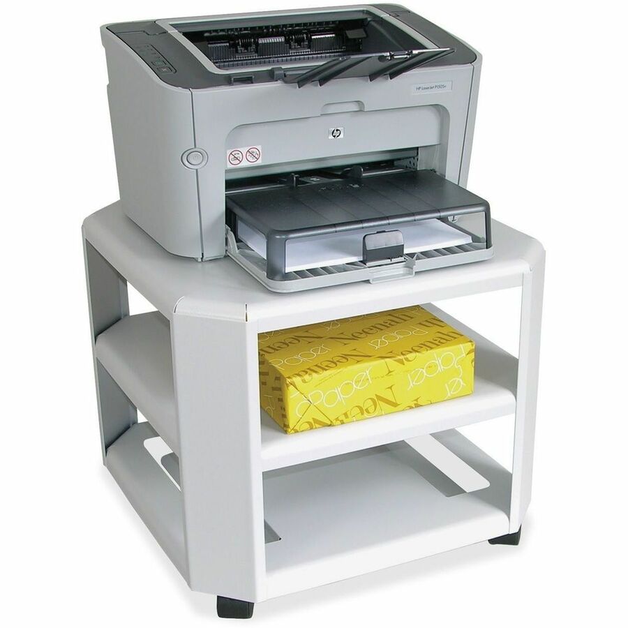 Master Mobile Printer Stand, 75 lb Load Capacity, 8.50" x 18" x 18", Gray (MAT24060)
