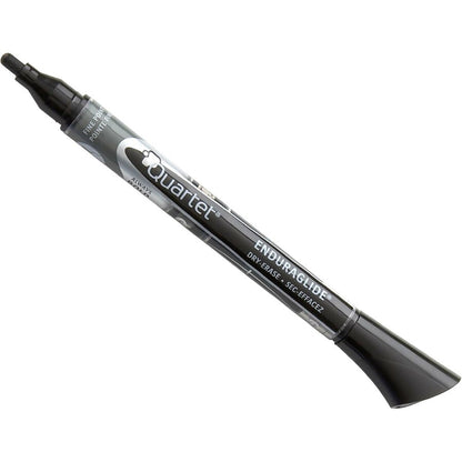 Quartet EnduraGlide Dry-Erase Markers, Erasable, Black Ink, 12/Box (QRT500113M)