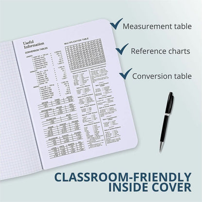 Roaring Spring Graph Ruled Hard Cover Composition Book, 80 Sheets, 160 Pages (ROA77227)