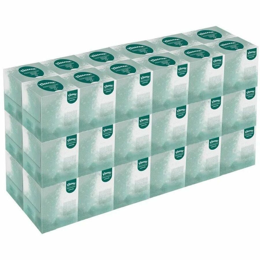 Kleenex Professional Naturals Facial Tissue Cube for Business, 8.30" x 7.80", 90/Box (KCC21272BX)