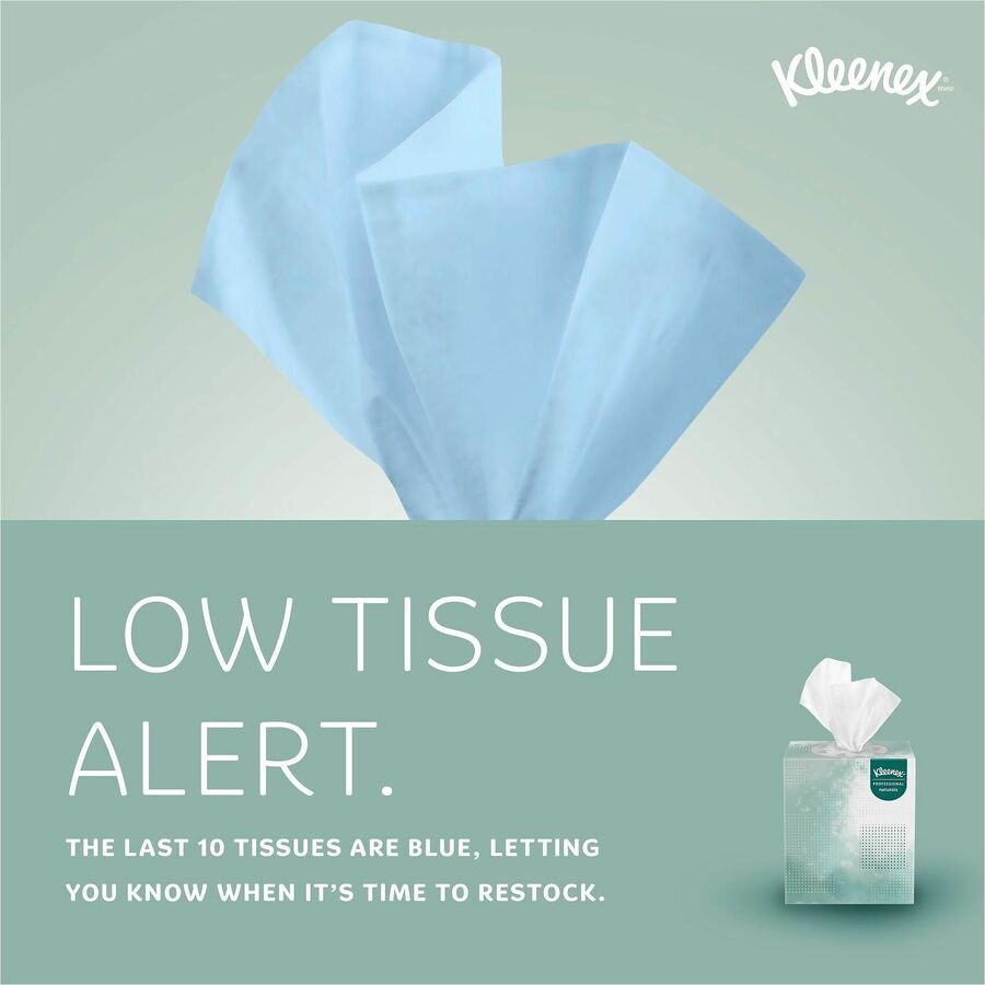 Kleenex Professional Naturals Facial Tissue Cube for Business, 8.30" x 7.80", 90/Box (KCC21272BX)