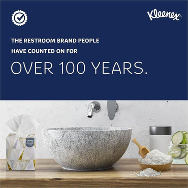 Kleenex Professional Naturals Facial Tissue Cube for Business, 8.30" x 7.80", 90/Box (KCC21272BX)