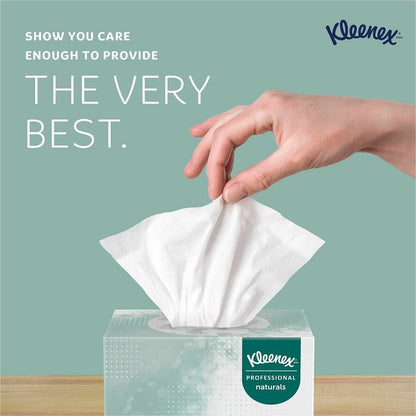 Kleenex Professional Naturals Facial Tissue Cube for Business, 8.30" x 7.80", 90/Box (KCC21272BX)