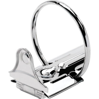 Business Source Round-ring View Binder, 1/2", Letter, 8 1/2" x 11", 125 Sheet Capacity, Black (BSN09950)
