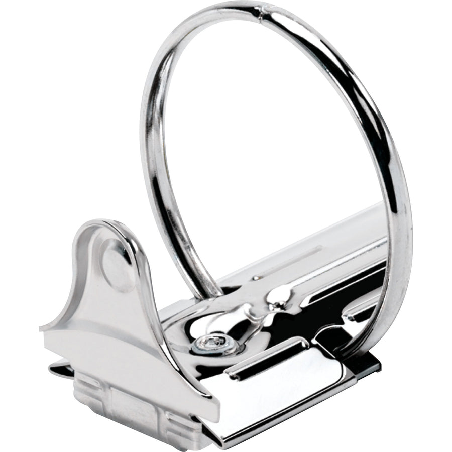 Business Source Round-ring View Binder, 1 1/2", Letter, 8 1/2" x 11", 350 Sheet Capacity, Black (BSN09954)
