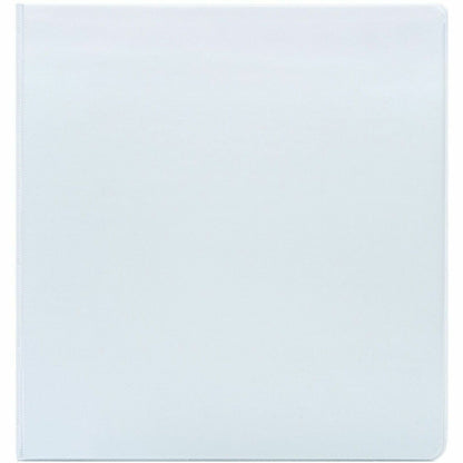 Business Source Round-ring View Binder, 1 1/2", Letter, 8 1/2" x 11", 350 Sheet Capacity, White (BSN09955)