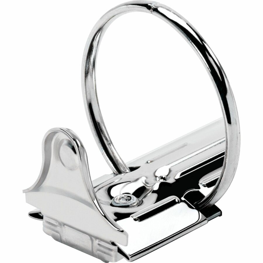 Business Source Round-ring View Binder, 1 1/2", Letter, 8 1/2" x 11", 350 Sheet Capacity, White (BSN09955)