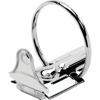 Business Source Round-ring View Binder, 1 1/2", Letter, 8 1/2" x 11", 350 Sheet Capacity, White (BSN09955)