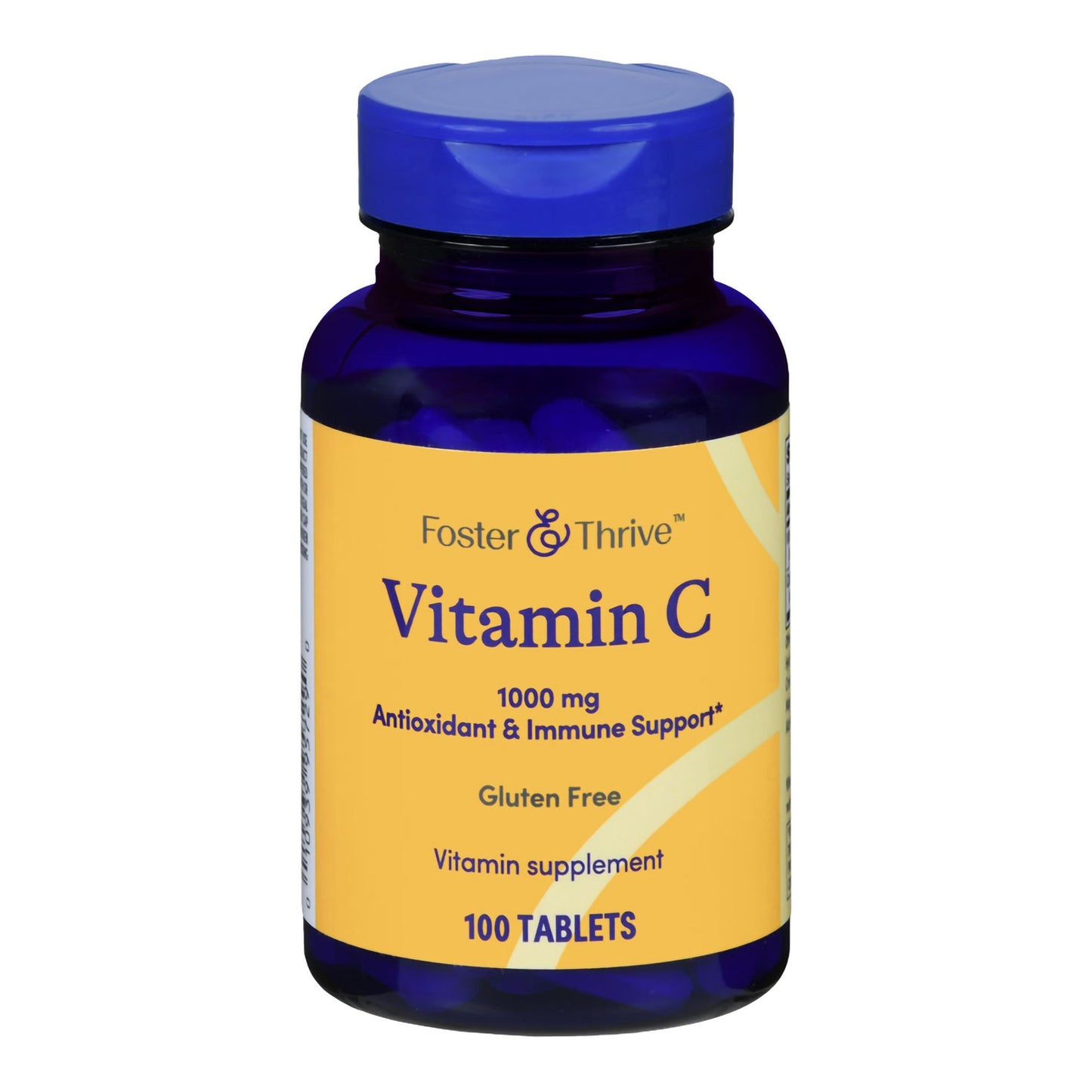 Foster & Thrive™ Vitamin C Supplement Ascorbic Acid 1,000 mg Strength Tablet 100 per Bottle (1238898_BT)