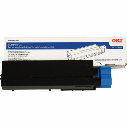 Oki Original LED Toner Cartridge, Black, 10000 Pages (OKI44574901)
