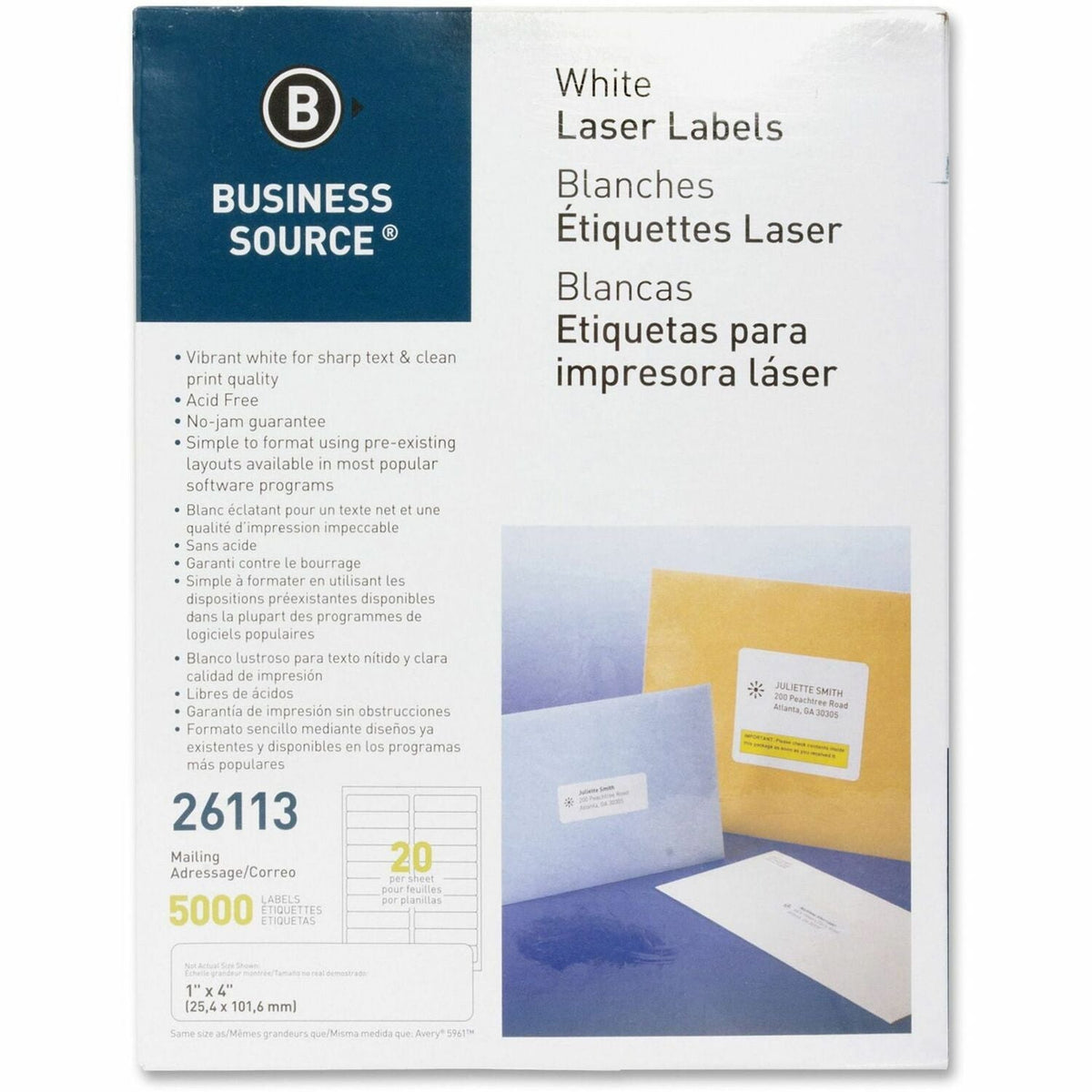 Check Sources Label Business Source Label, Mailing, Laser, 1