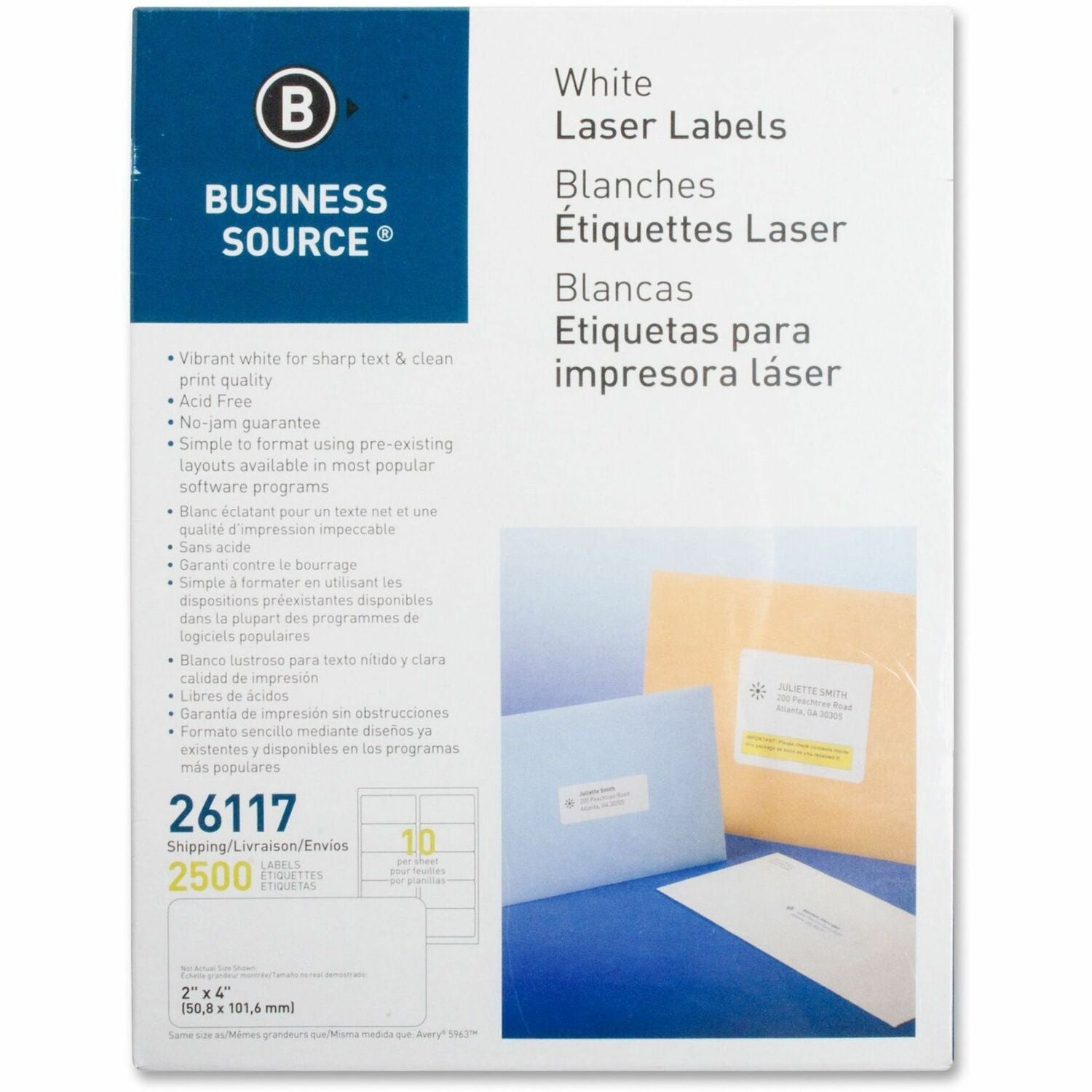 Source Marking Label Business Source Labels, Mailing, Laser, 2