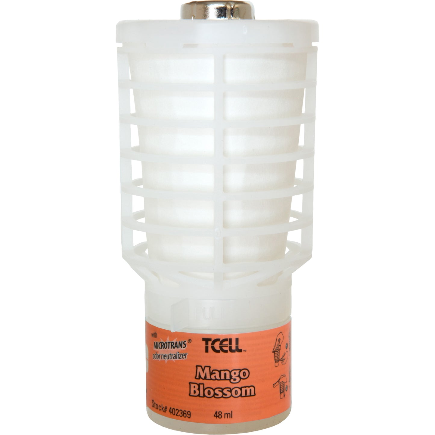 Rubbermaid Commercial TCell Odor Control Dispenser Refill, 6000 ft³, Mango Blossom (RCP402369)
