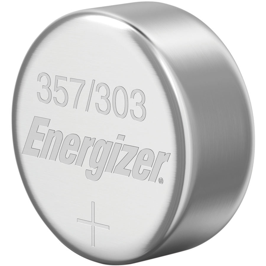Energizer 357/303 Silver Oxide Button Batteries, 1.55 V DC, 3/Pack (EVE357BPZ3)