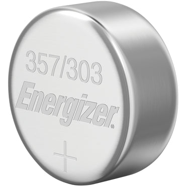 Energizer 357/303 Silver Oxide Button Batteries, 1.55 V DC, 3/Pack (EVE357BPZ3)