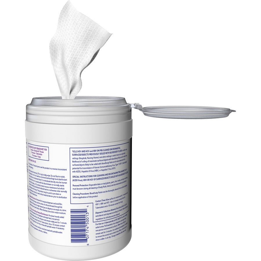 Diversey Oxivir Tb Wipes, Characteristic Scent, 7" x 6", 160/Tub  (DVO4599516)