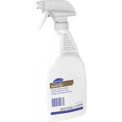 Diversey Shine-Up Lemon Furniture Polish, Ready-To-Use Spray, 32 fl oz, Lemon Scent (DVO4995480)