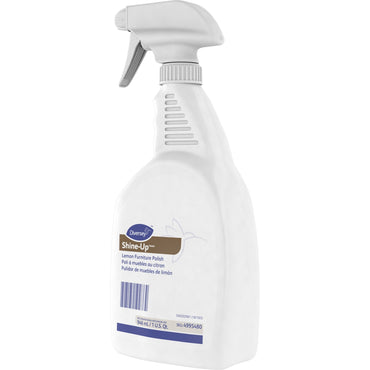 Diversey Shine-Up Lemon Furniture Polish, Ready-To-Use Spray, 32 fl oz, Lemon Scent (DVO4995480)