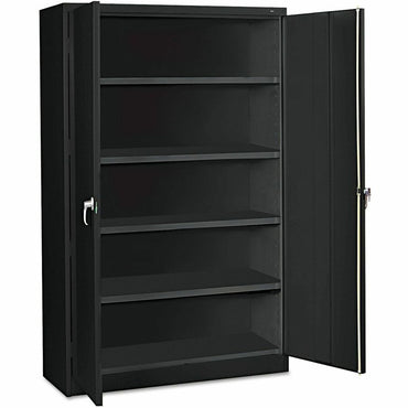 Tennsco Jumbo Storage Cabinet, 48" x 24" x 78", Black (TNNJ2478SUBK)