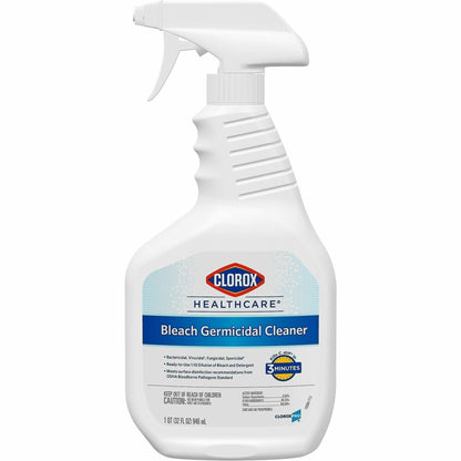 Clorox Healthcare Bleach Germicidal Cleaner Spray, Ready-To-Use, Spray, 32 fl oz (CLO68970)