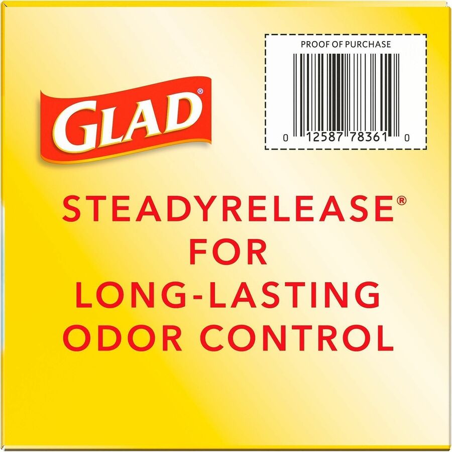 Glad ForceFlex Tall Kitchen Drawstring Trash Bags, 13 gal Capacity, 1.05 mil, 40/Box (CLO78361BX)