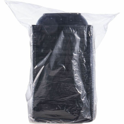 Dart 32 oz (946 ml) Square PP Bowl, Black, 63/Pack (DCCB32SBPK)