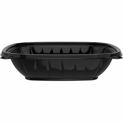 Dart 32 oz (946 ml) Square PP Bowl, Black, 63/Pack (DCCB32SBPK)