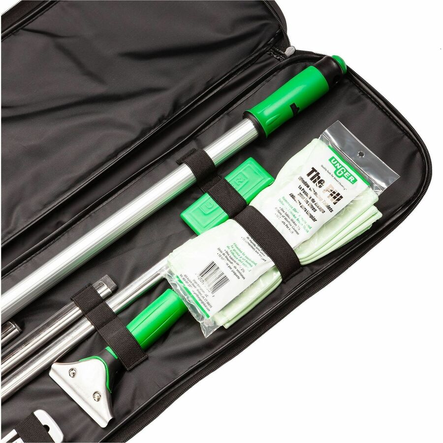 Unger ErgoTec Professional Window Cleaning Kit, Black (UNGETSET)
