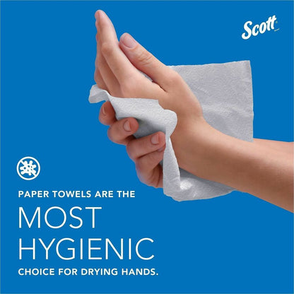 Scott Kitchen Paper Towels with Fast-Drying Absorbency Pockets, 1 Ply, 11" x 8.78" Length, 128 Sheets/Roll (KCC41482RL)