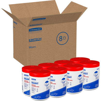 KIMTECH Prep Surface Sanitizer Wipes, 30/Tub  (KCC58040)