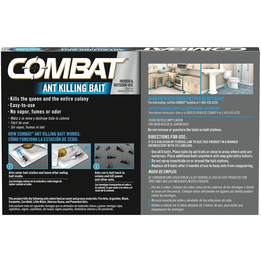 Combat Bait Stations Ant Killer, 0.21 oz, 6/Box (DIA45901)