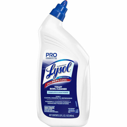Professional Lysol Power Toilet Bowl Cleaner, 32 fl oz, Wintergreen Scent (RAC74278)
