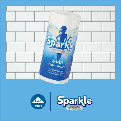Sparkle Professional Series Paper Towel Roll by GP Pro, 2 Ply, 8.80" x 11", 70 Sheets/Roll, White, Paper, 1 Roll (GPC2717201)