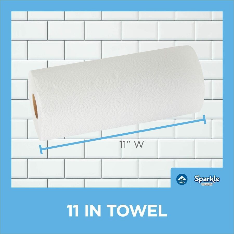 Sparkle Professional Series Paper Towel Roll by GP Pro, 2 Ply, 8.80" x 11", 70 Sheets/Roll, White, Paper, 1 Roll (GPC2717201)
