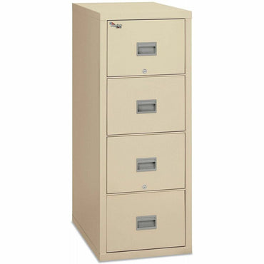 FireKing Patriot Series 2-Drawer Vertical Files, 17.7" x 25" x 27.7", Parchment, Gypsum, Steel (FIR2P1825CPA)