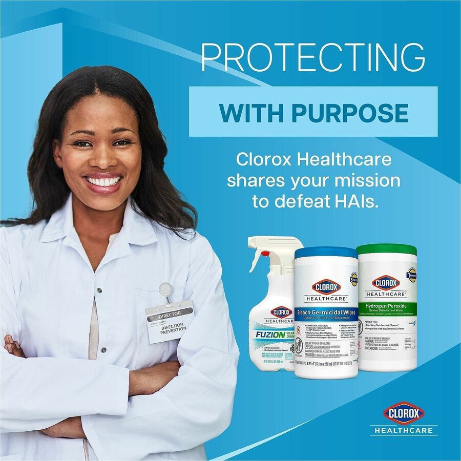 Clorox Healthcare Citrace Hospital Disinfectant and Sanitizer, 14 fl oz (0.4 quart), Fresh Citrus Scent (CLO49100EA)