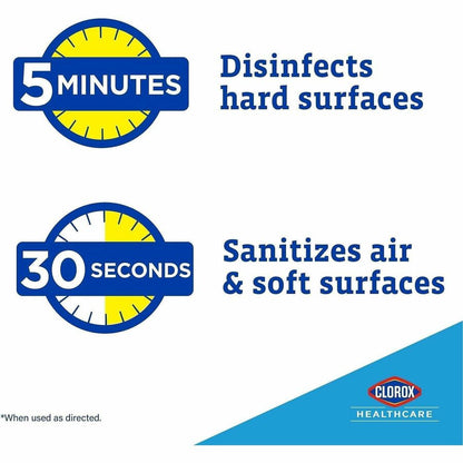 Clorox Healthcare Citrace Hospital Disinfectant and Sanitizer, 14 fl oz (0.4 quart), Fresh Citrus Scent (CLO49100EA)