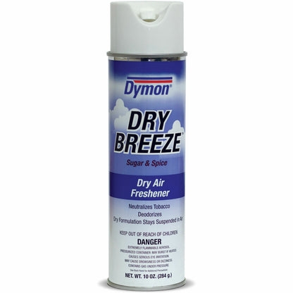 Dymon Dry Breeze Scented Dry Air Freshener, Aerosol, 20 fl oz, Sugar & Spice  (ITW70220)