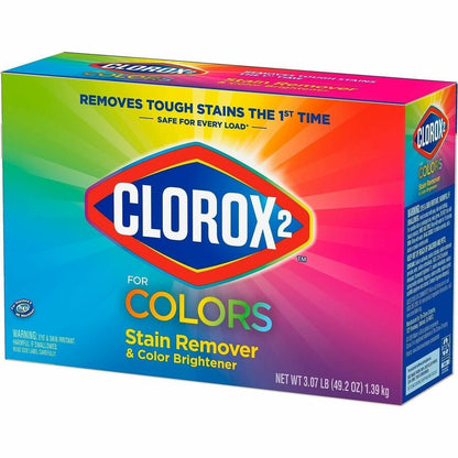 Clorox Colors Stain Remover and Color Brightener Powder, 49.20 oz (CLO03098)