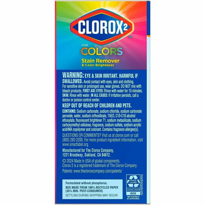 Clorox Colors Stain Remover and Color Brightener Powder, 49.20 oz (CLO03098)